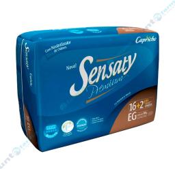 Pañales Sensaty Premiun Capricho 16 Unidades + 2 Unidades Gratis.