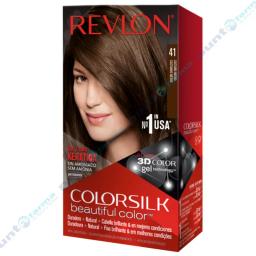 Tinte Permanente Líquido Revlon Colorsilk Castaño Mediano Tono 41
