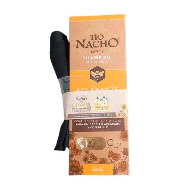 Image miniatura de Pack-Tio-Nacho-Aclarante-Shampoo-y-Acondicionador-mas-Gorro-415-mL-Cada-Uno--50028.webp