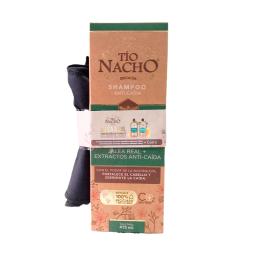Pack Tío Nacho Herbolaria Shampoo y Acondicionador más Gorro - 415 mL Cada Uno.
