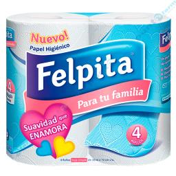 Papel Higiénico Felpita 30 Metros - Cont 4 unidades