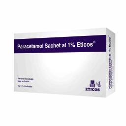 Paracetamol Sachet al 1% Eticos - Solución Inyectable 100mL