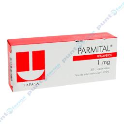 Parmital Pramipexol 1 mg - Caja de 30 comprimidos