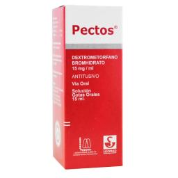 Pectos Dextrometorfano 15 mg/mL - Gotas orales- Cont. 15 mL