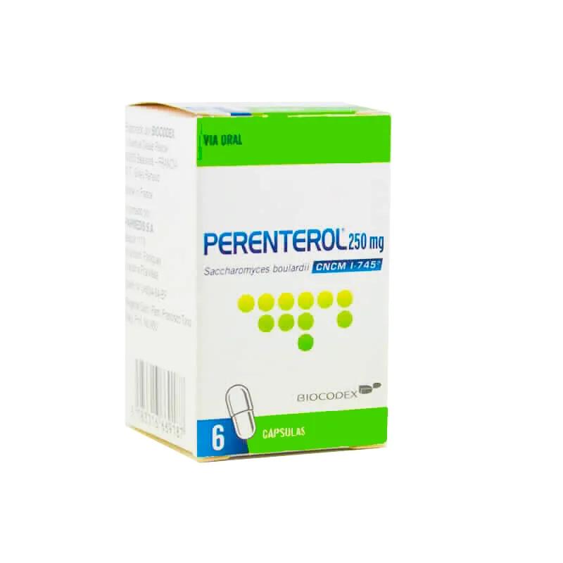 Perenterol 250 mg - Caja de 6 Cápsulas