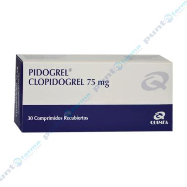 Pidogrel Clopidogrel 75 mg - Caja de 30 comprimidos recubiertos