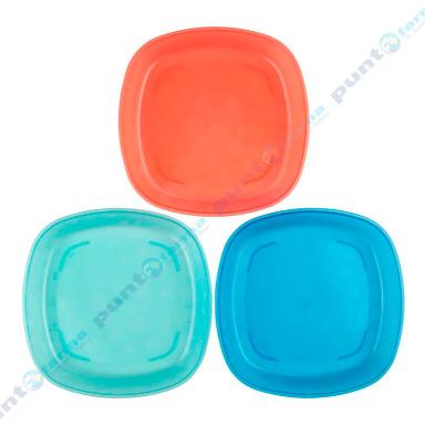 Platos Ondos para Niños Pequeños Dr. Brown's - Cont. 3 unidades