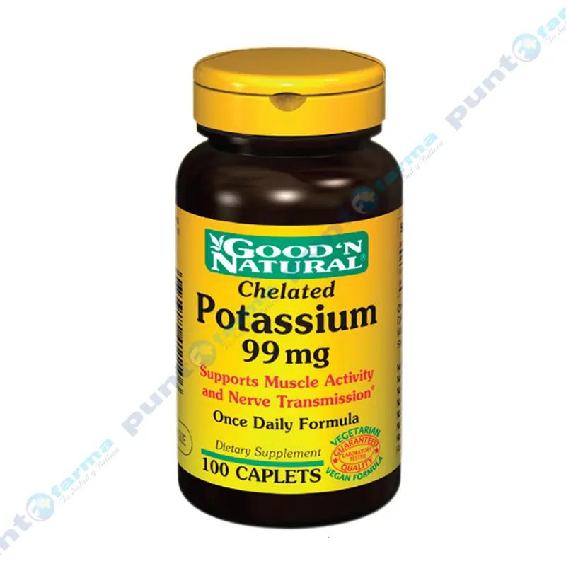 Potasio 99mg Good N Natural - Cont. 100 comprimidos