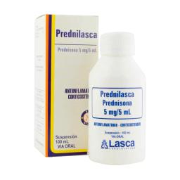 Prednilasca - Prednisona 5 mg/5ml - Suspensión 100 mL