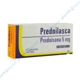 Prednilasca Prednisona 5mg - Caja de 10 comprimidos