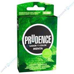 Preservativos Sabor Menta Prudence - Cont 3 unidades