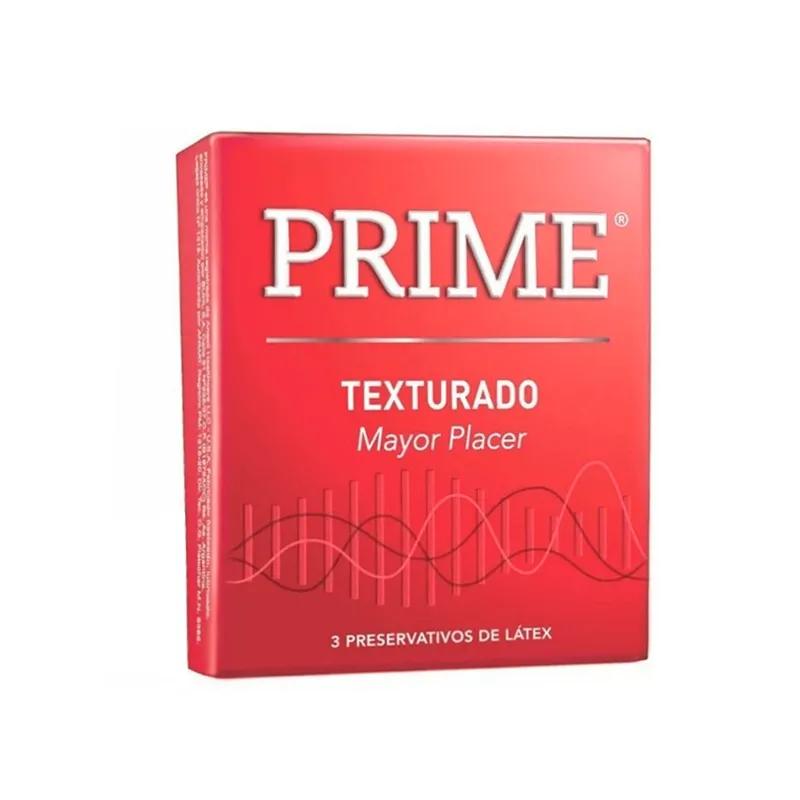 Preservativo Texturado Prime - Cont. 3 Unidades.