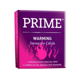 Preservativo Warming Prime - Cont. 3 Unidades.