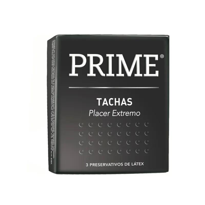 Preservativos Prime Tachas - Cont 3 unidades