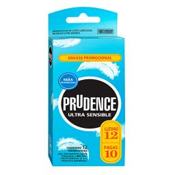 Preservativos Prudence Ultra Sensible Pague 10 Lleve 12