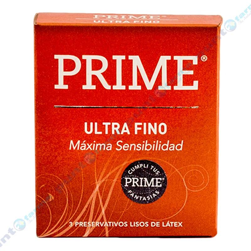 Preservativos Ultra Fino Prime - Cont 3 unidades