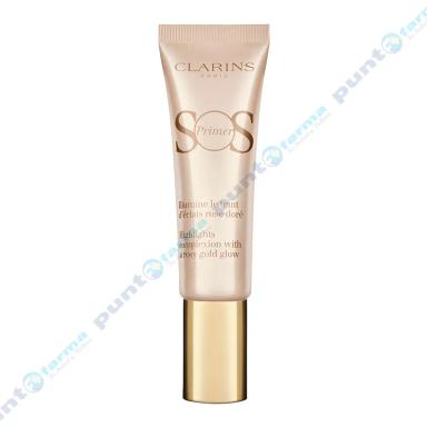 Primer SOS Nº08 Complexion Rosy Gold Glow Clarins - 30 mL