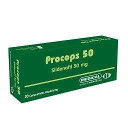 Procops Sildenafil 50 mg - Cont. 20 comprimidos recubiertos
