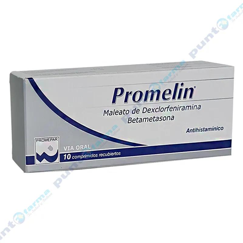 Promelin Maleato de Dexclorfeniramina - Caja de 10 comprimidos