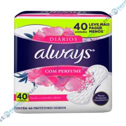 Protector Diario Con Perfume Always - Cont.40 unidades