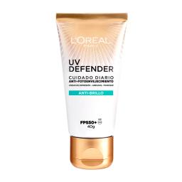 Protector Solar Anti -Brillo UV Defender FPS50 Loreal Paris - Cont.40 gr