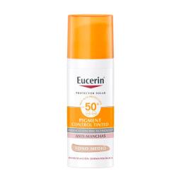 Protector Solar Pigmentación Control Tinted FPS50+ Tono Medio Eucerin - Cont.50mL