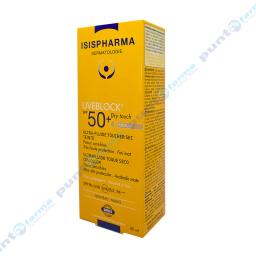 Protector Solar Uveblock SPF50+ Dry Touch Medium Tinted Isispharma - 40 mL