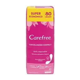 Protectores Diarios Todos los dias Compact - Cont 80 unidades