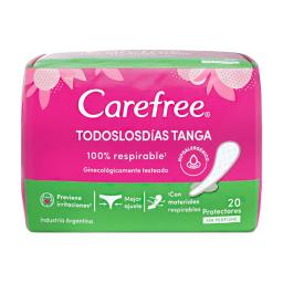 Protectores Diarios Todos los dias Tanga Carefree - Cont 20 unidades