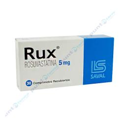 Rux Rosuvastatina 5 mg - Contenido de 30 Comprimidos Recubiertos