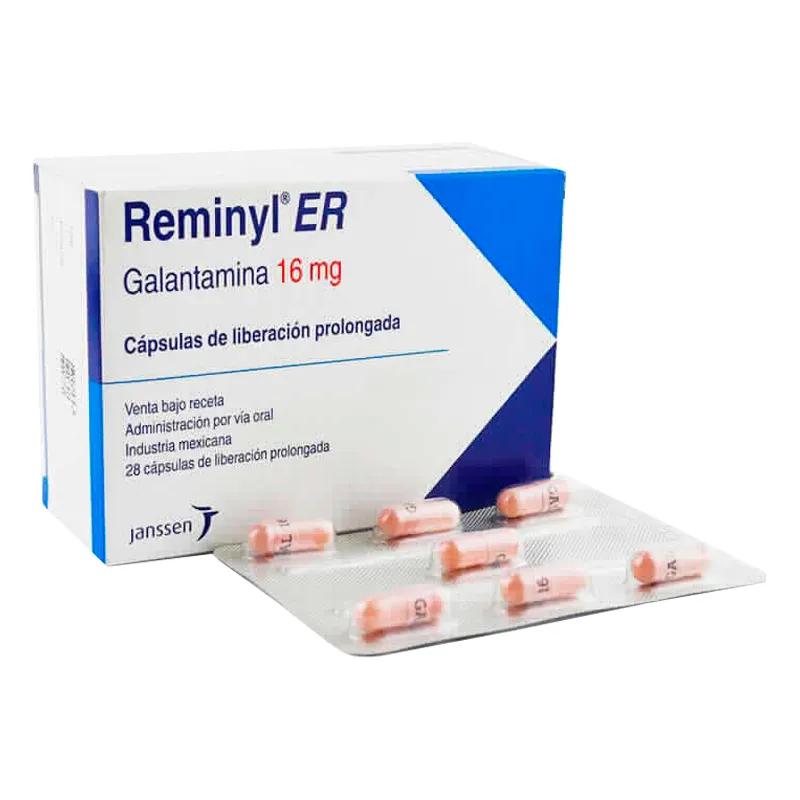Reminyl ER Galantamina 16mg - Caja de 28 cápsulas de liberación prolongada