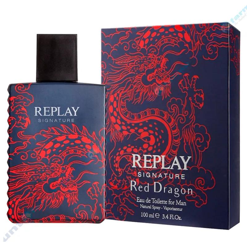 Replay Signature Red Dragon For Man Edtv  - 100mL