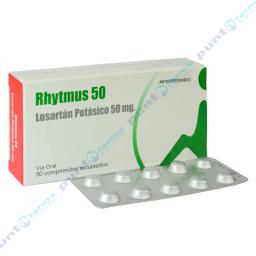 Rhytmus 50 Losartán Potásico 50 mg - Cont. 30 comprimidos recubiertos