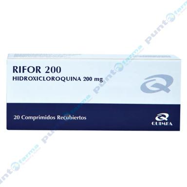 Rifor Hidroxicloroquina 200 mg - Caja de 20 comprimidos