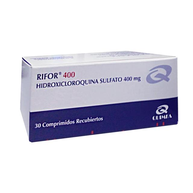 Image miniatura de Rifor-Hidroxicloroquina-Sulfato-400-mg-Caja-de-30-comprimidos-recubiertos-45518.webp