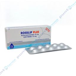 Rosulip Plus Rosuvastatina 10mg - Caja de 30 comprimidos recubiertos