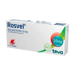 Rosvel Rosuvastatina 10 mg - Cont. 30 comprimidos recubiertos