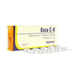 Ruta C-K Rutina 50 mg - Caja de 20 Comprimidos