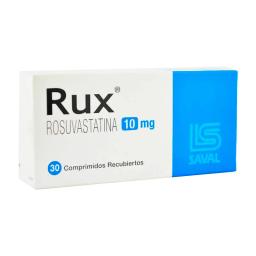 Rux Rosuvastatina 10 mg - Caja de 30 comprimidos recubiertos