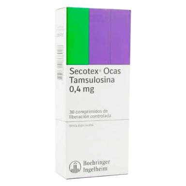 Secotex Ocas Tamsulosina 0,4 mg - Caja de 30 comprimidos de liberación controlada