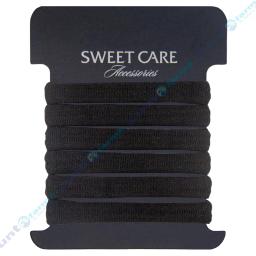 Set de 6 Gomas de Color Negro Sweet Care