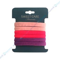 Set de Gomas de Tonos Rosa Sweet Care - 6 unidades
