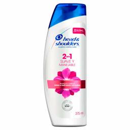Shampoo 2en1 Suave y Manejable Head & Shoulders - Cont.375 mL