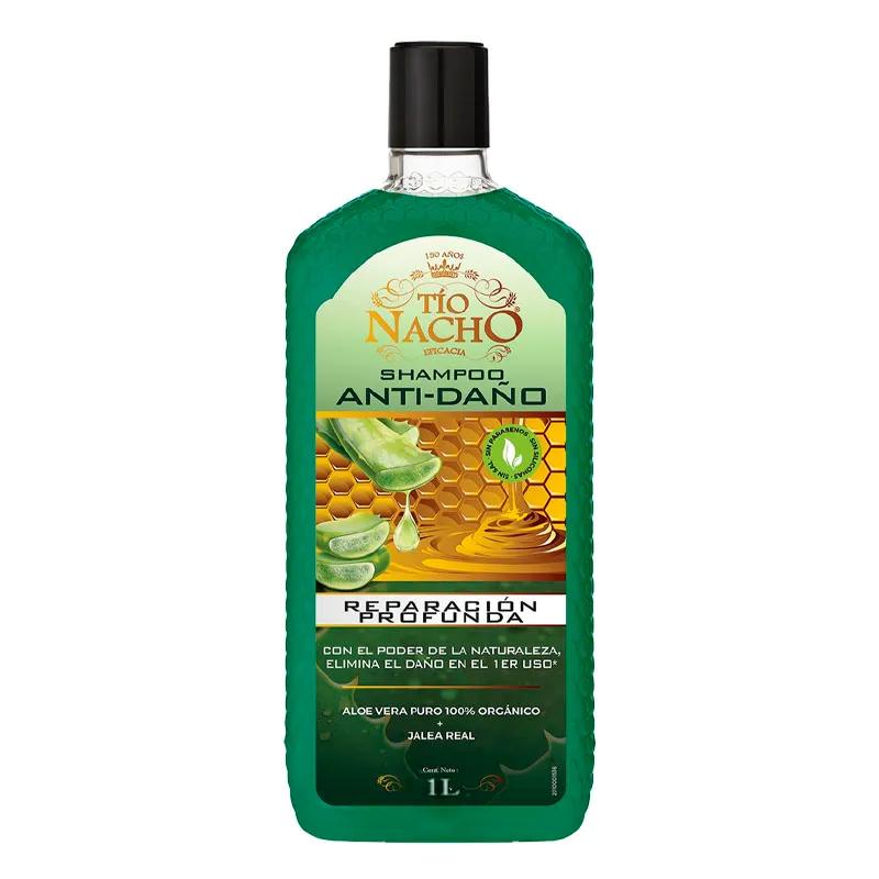 Shampoo Anti-daño Aloe Vera Tio Nacho - 1 Litro.