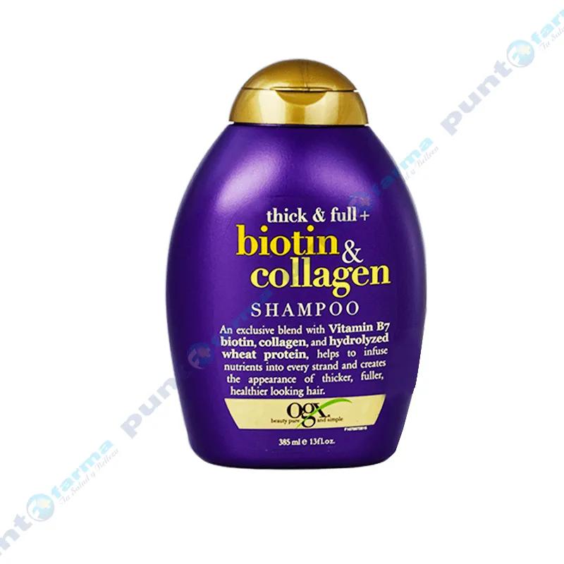 Shampoo Biotin Collagen - 385 mL.