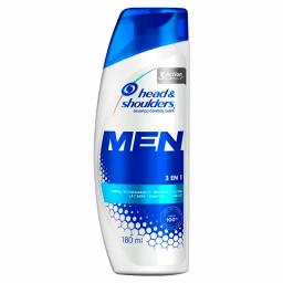Shampoo Control Caspa 3en1 Head & Shoulders Men - Cont.180 mL