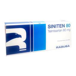 Siniten 80 Telmisartan 80 mg - Cont. 30 comprimidos ranurados