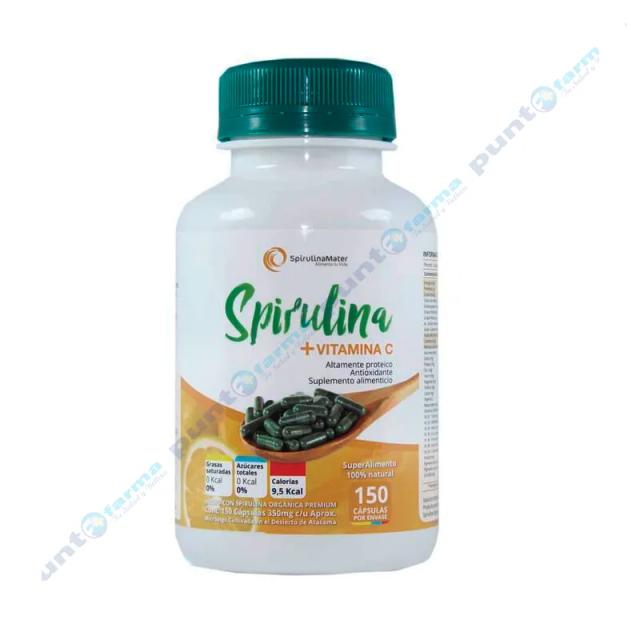 Image miniatura de Spirulina-Vitamina-C-SpirulinaMater-Cont-150-capsulas-36649.webp