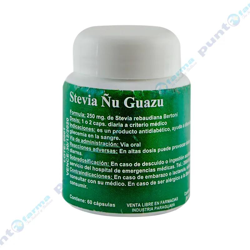 Stevia Ñu Guazu - Cont. 60 cápsulas