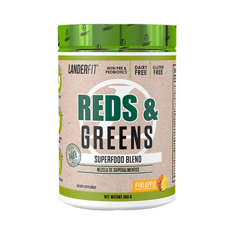 Superalimento en Polvo Reds & Greens Piña LanderFit - 360mg